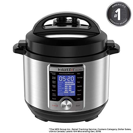 Instant Pot Ultra 3 Qt 10-in-1 Multi- Use Programmable Pressure Cooker, Slow Cooker