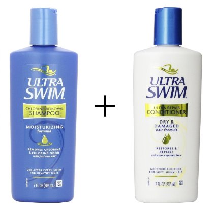 UltraSwim Dynamic Duo Repair Shampoo and Conditioner, 7 Fluid Ounce Each