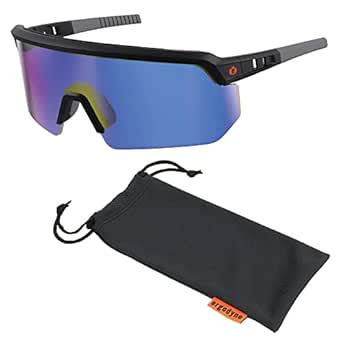 Ergodyne Skullerz AEGIR Safety Sunglasses, Mirrored Lens, ANSI z87.1