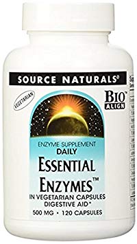 Source Naturals Essential Enzymes 500mg - 120 Capsules