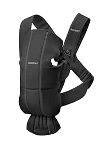 BabyBjörn Baby Carrier Mini, Woven, Black