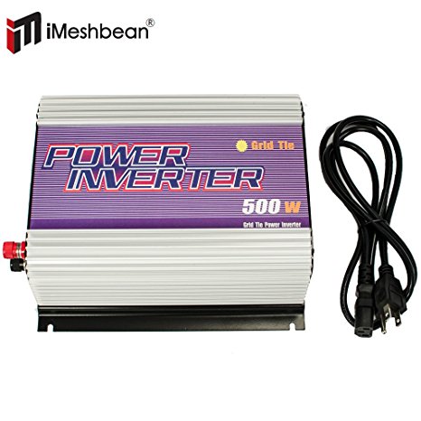 iMeshbean® New 500w Small Grid Tie Power Inverter Converter for Solar Panel System 10.8-30V DC 110VAC