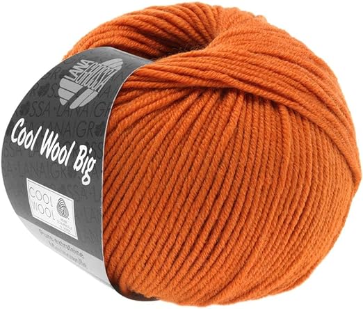 Lana Grossa Cool Wool Big, 970 Red Orange Yarn