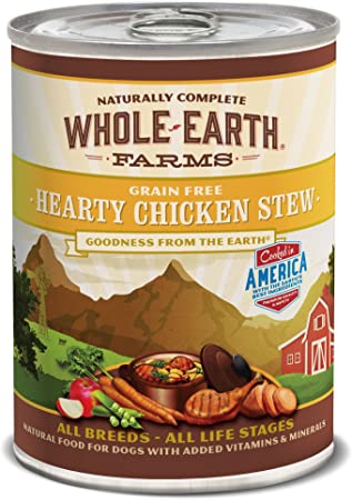 Whole Earth Farms Hearty Chicken Stew, 12.7-Ounce, Pack of 12