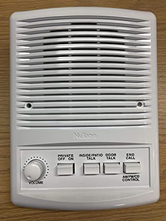 Nutone ISA-445WH Indoor Intercom Speaker for IMA-4406 and IM-4406 - White