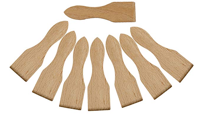 Wooden Raclette Spatula (Set of 8)