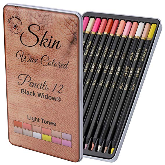 Light Skin Tone Color Pencils | Portrait Set | Colored Pencil for Adults | Skintone Artist Pencils