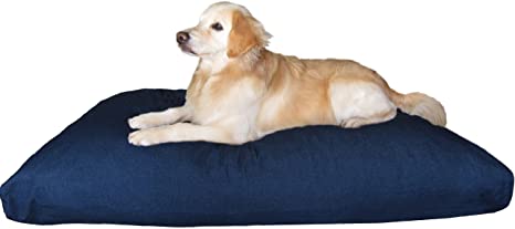Dogbed4less Jumbo Orthopedic Extreme Comfort Memory Foam Dog Bed Pillow, Waterproof Lining and Durable Machine Washable Cover for Large to Extra Large Dogs