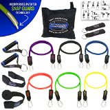 Bodylastics Resistance Bands - MAX XT Sets These Leading Home and Travel Gyms include 6 of Our Best Quality Snap Guard Exercise Tubes Handles Door Anchor Ankle Straps Carry Bag and Training Resources