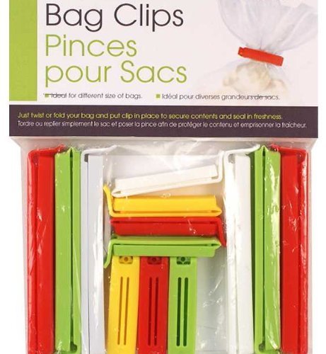 13-pc Bag Clips Sealer, Coupon Size, Colors may vary