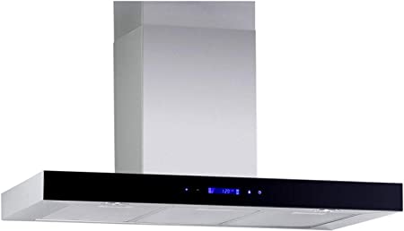 Blue Ocean 30" RHKE3 Stainless Steel Wall Mount Kitchen Range Hood | 760 CFM | PRO PERFORMANCE | LCD Touch Panel w/Digital Clock | Ducted / Ductless Convertible Duct