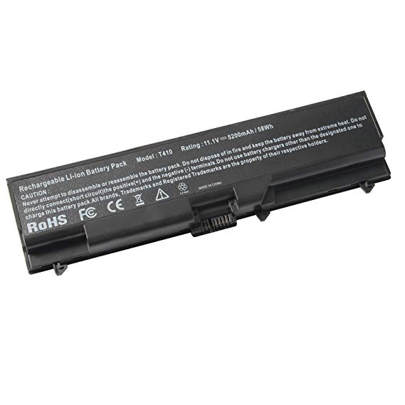 ASUNCELL Laptop Battery for Lenovo ThinkPad 14" 15" Series ThinkPad Edge E525 E520 E425 E420 E40 E50 L410 L420 L510 L520 SL410 SL510 T410 T420 T510 T510i T520 T520i W510 W520