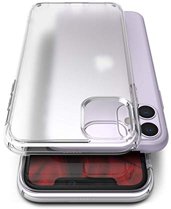 Ringke Fusion No-Smudge Matte Case Made for iPhone 11, Anti Fingerprint Frost PC Clear Case for iPhone 11 (2019) - Translucent