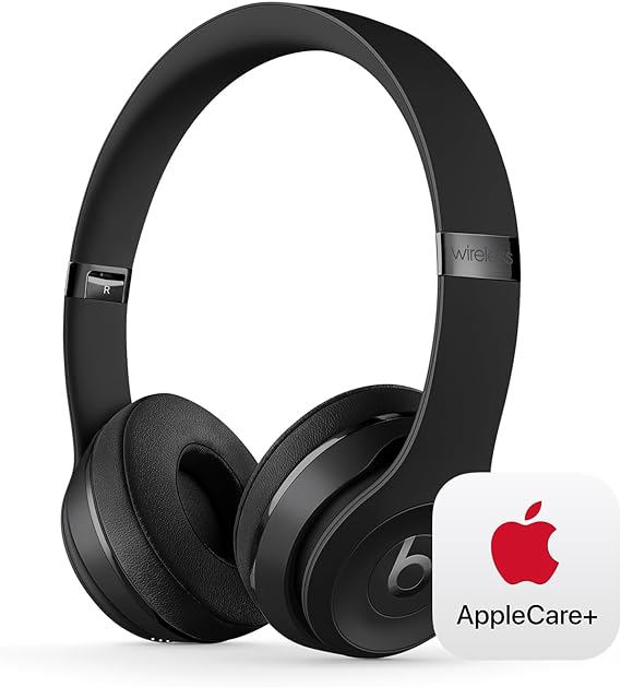 Beats Solo3 Wireless with AppleCare  for Headphones (2 Years) - Black