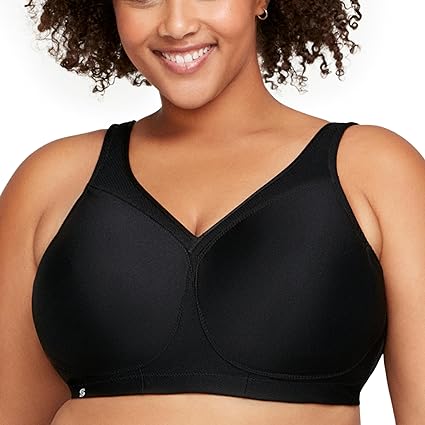 Glamorise Women's Plus Size MagicLift Seamless Sports Bra Wirefree 1006