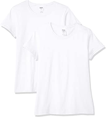 Gildan Women's Heavy Cotton Adult T-Shirt, 2-Pack