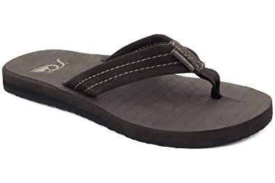 Quiksilver Men's Carver Suede 3-Point Flip-Flop