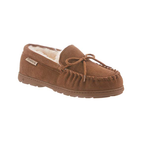 BEARPAW Women Mindy 1961W Full Sheepskin Hand Stitched Moccasin Slip-On