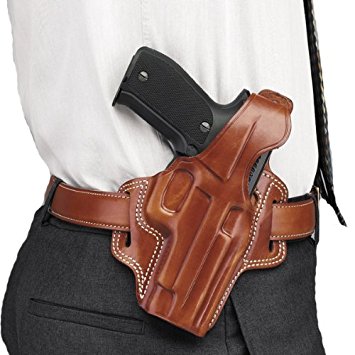 Galco Fletch High Ride Belt Holster for 1911 5-Inch Colt, Kimber, Para, Springfield