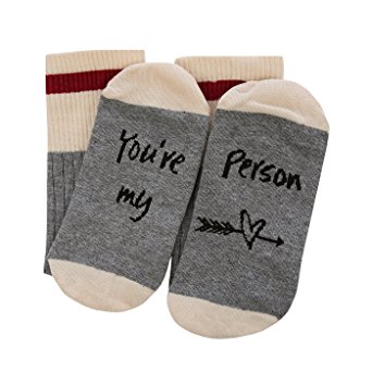 Pxmoda Greys Anatomy You Are My Person Socks Lover Couple Socks Valentines Day Gifts