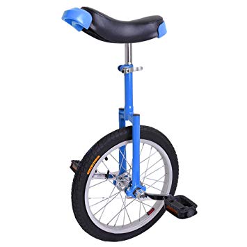 AW 16" Inch Wheel Unicycle Leakproof Butyl Tire Wheel Cycling Outdoor Sports Fitness Exercise Health