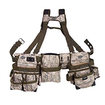 Bucket Boss 3 Bag Tool Bag Set with Suspenders in Digital Camo, 55185-DIGC