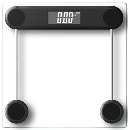 Digital Electronic Bathroom Scale Bath Scale 28x28cm 180KG Platform Backlit Display Weight Management