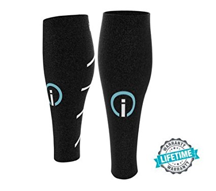 Calf Compressions Sleeves for Running and Cycling - by ignitionfit for both Men & Women - Sports Recovery and Performance Enhancement for Fitness Enthusiasts of All Levels and Disciplines
