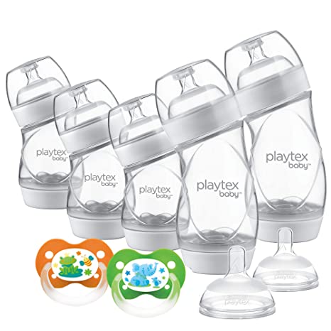 Playtex Baby Ventaire Newborn Gift Set, Includes Anti-Colic Feeding Essentials to Meet Your Baby's Growing Needs