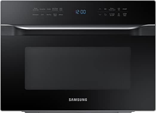 Samsung MC12J8035CT 1.2 cu. ft. Countertop Convection Microwave - Stainless Steel, Black