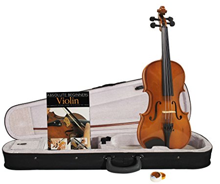 Windsor Full 4/4 Size Violin Package With Absolute Beginners Guide Book