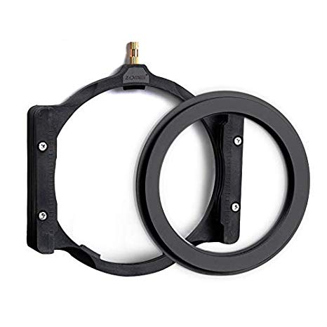 ZOMEi 2 in 1 Square Multifunctional Metal Filter Holder Support   Metal Adapter Ring 77mm for a 77mm Round Filter and Cokin Z PRO 4X4" 4x5"4X6" Filters