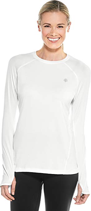 Coolibar UPF 50  Women's Devi Long Sleeve Fitness T-Shirt - Sun Protective