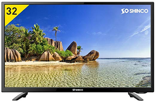 Shinco 80 cm (32 Inches) HD Ready LED TV SO3A (Black) (2018 model)