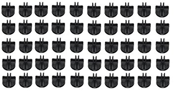 FLAT Wire Cube Plastic Connectors snap mesh organizer grid NEW! FLAT (50, Black)