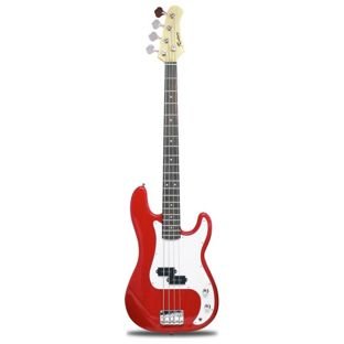 Rockburn Bass Guitar - Red.