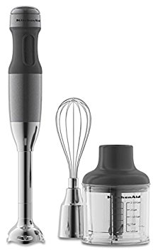 KitchenAid KHB2351QG 3-Speed Hand Blender - Liquid Graphite