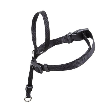 Kommii 2-pack Pet Seat Belt Car Safety Nylon Material / 1-Pack Pet Halter No Pull Dog Training Leash Handle Control Adjustable Compatible With Dog Black