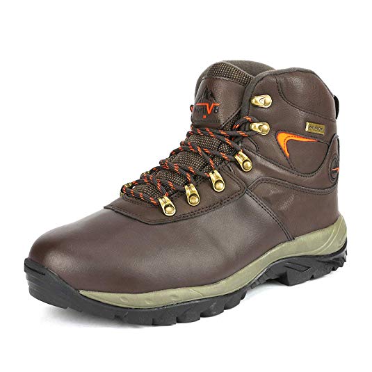 NORTIV 8 Men's Insulated Waterproof Hiking Winter Snow Boots