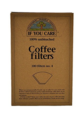 If You Care Unbleached Coffee Filters, #4 cone, 100 count - Pack of 2