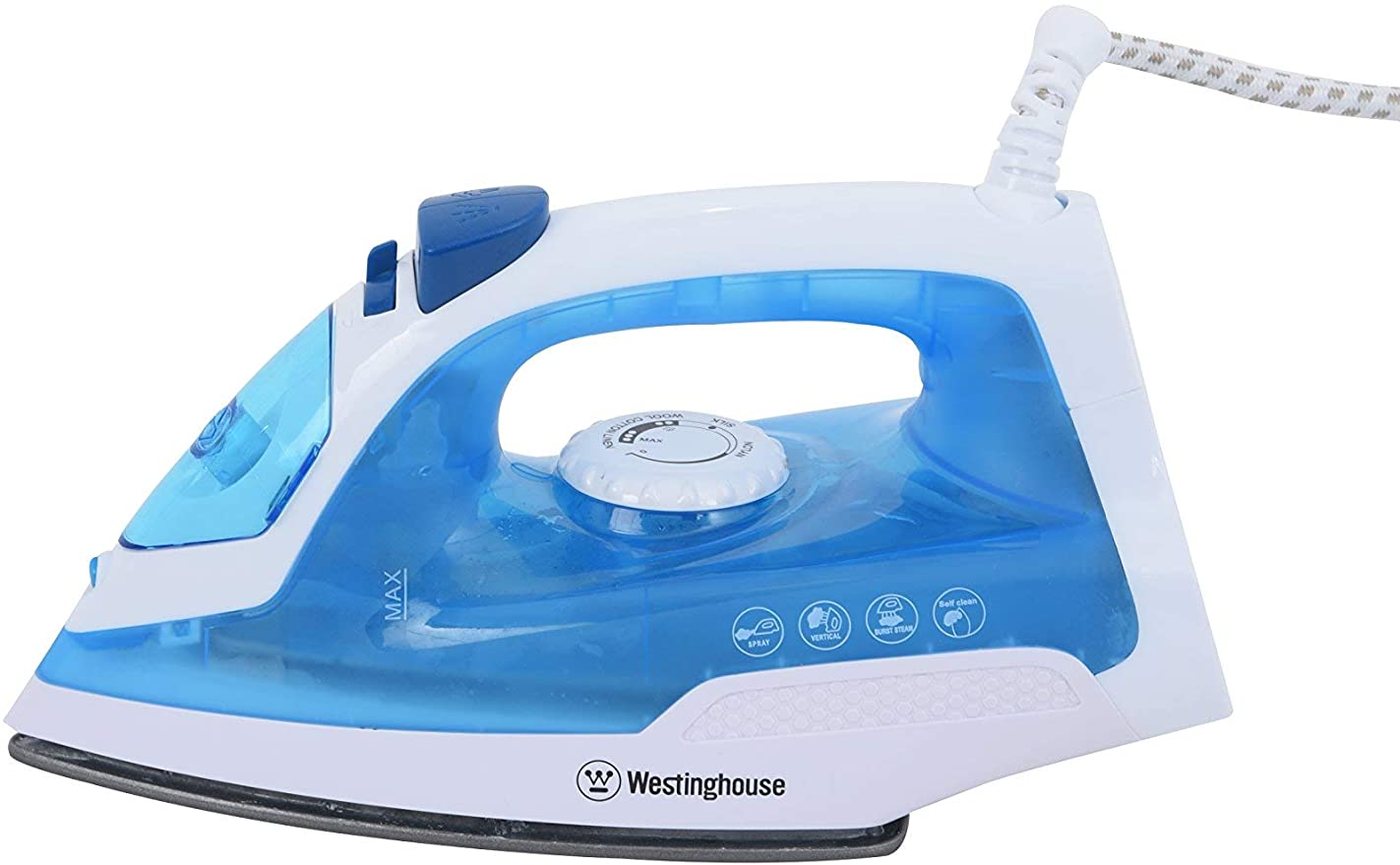 Westinghouse NT14B123P-CS 1250 W Non-Stick Steam Iron (Blue)