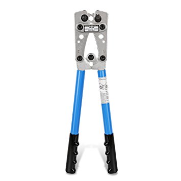 Amzdeal Y Shaped Cable Lug Crimping Pliers, Cable Crimper, Wire Cable Range 6-50 mm²(AWG 10-1/0)