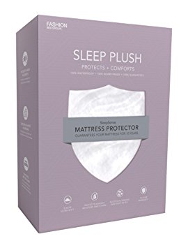 Sleep Plush Mattress Protector Bed Sheet with Ultra-Soft and Waterproof Fabric, Queen