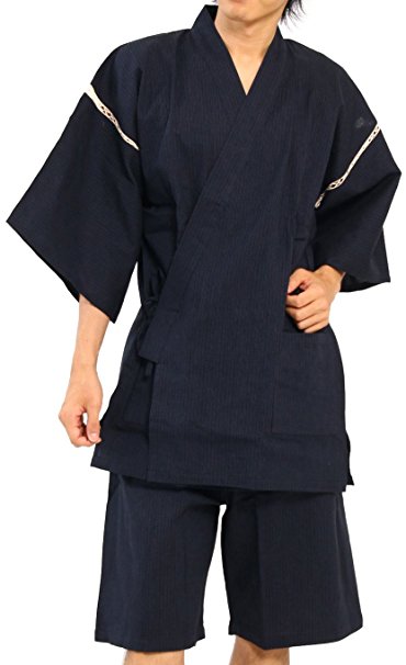 Edoten Men's Japan Kimono Jinbei