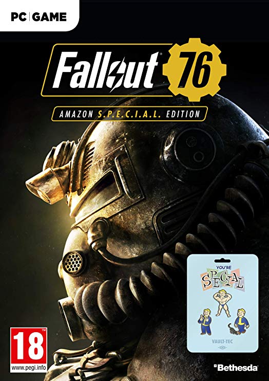 Fallout 76: S.*.*.C.*.*.L. Edition (Game   3 Pin Badges) (Amazon EU Exclusive) (PC Code in Box)