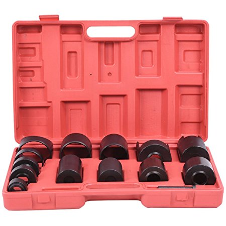 Goplus 14 Pc Master Ball Joint Remover Installer Adaptors Kit Receiving Tube