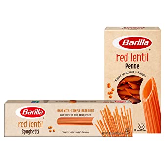 Barilla Multipack Case Red Lentil - Spaghetti-Penne 6Pk, Red Lentil, 52.8 Oz