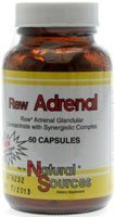 Natural Sources - Raw Adrenal, 60 capsules by Natural Sources