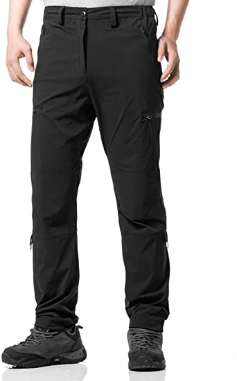 “N/A” Men's-Quick-Dry-Hiking-Pants Lightweight with 5 Zipper Pockets for Men Outdoor Travel Fishing