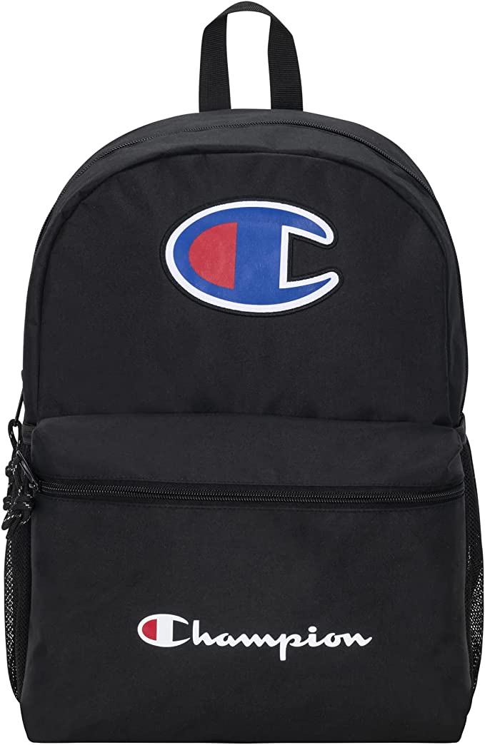 Champion unisex child Youth Backpacks, Black Traditional, One Size US